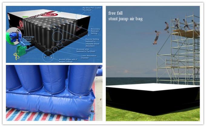 Miễn phí mùa thu inflatable stunt túi khí cho inflatable nhảy trò chơi