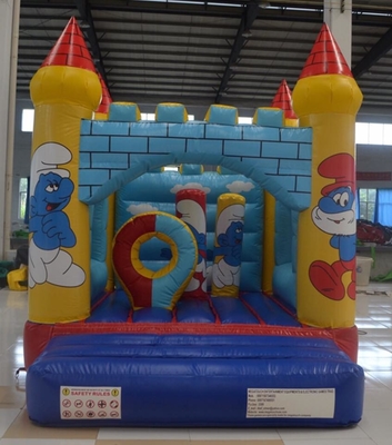 EN71 Tarpaulin Blow Up Bounce House Lâu đài Bouncy Inflatable