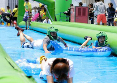Tùy chỉnh dài tuyệt vời Inflatable nước Slides Đối với trẻ em Amucement