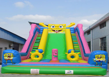 Spongebob squarepants đáng yêu lớn inflatable trượt thuận tiện sử dụng