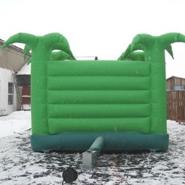 Chirdren nhảy n trượt rừng lâu đài bouncy siêu anh hùng bền 0.55mm PVC