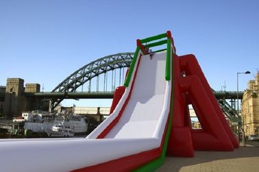 Tùy chỉnh Trượt N Trượt Inflatable Màu Xanh Hoặc Red Trượt Nước Inflatable Cho Người Lớn