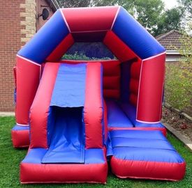 Siêu hấp dẫn khu dân cư inflatable kết hợp nhỏ bên nhiều trẻ em nhà bounce