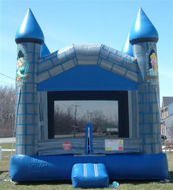 Màu xanh Hoặc Tím Moonwalk Nhà Bounce Ngoài Trời Inflatable Jumper Bouncer Đối Với Đảng