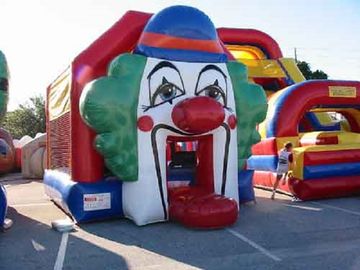 Funny Clown Commercial Jumping Castles Bounce Nhà cho trẻ em