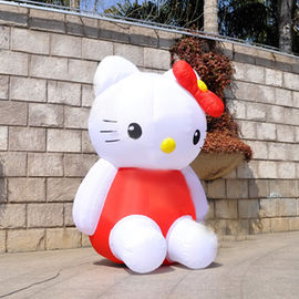 Tùy chỉnh đáng yêu Inflatable Hello Kitty cho quảng cáo, Double Tripple Stitch