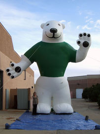 Polar Bear Inflatable Sản phẩm quảng cáo Inflatable Linh vật chịu nước