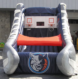 Fun Inflatable Trò chơi tương tác Charlotte Bobcats Inflatable Trò chơi trẻ em Bóng rổ Shot