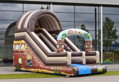 Full In Attraction Sân chơi Trượt thương mại chuyên nghiệp Inflatable cho trẻ em chơi