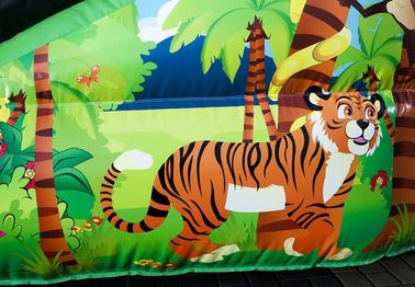 Tùy chỉnh vui vẻ Jungle Inflatable Bouncer Khỉ Inflatable Jumpers