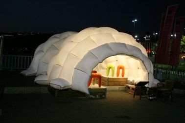 Khí nén Gallery Lều Bơm Hơi Comercial Chiếu Sáng Inflatable Vườn Lều Cho Tổ Chức Sự Kiện
