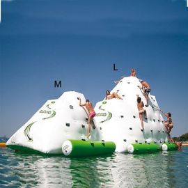 Điên Inflatable Đồ Chơi Nước Inflatable Tảng Băng Trôi / Icetower Cho Nổi Công Viên Nước