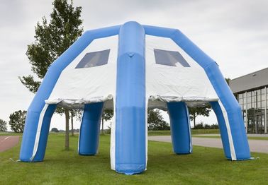 Màu xanh lớn Comercial lớp Dome Inflatable Tent Water Proof PVC cho quảng cáo