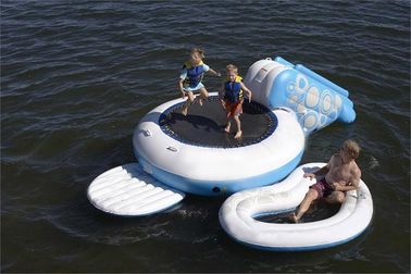 Nhảy trampoline nước inflatable đồ chơi nước PVC chống thấm nước