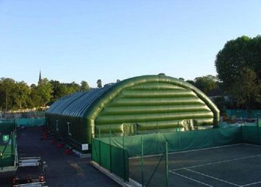 Khổng lồ xanh chống thấm ngoài trời Inflatable Tent Unsealed Thể thao PVC Tarpaulin