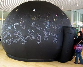 Amazing Inflatable thiên văn Tent / Portable Planetarium Dome cho chiếu kỹ thuật số