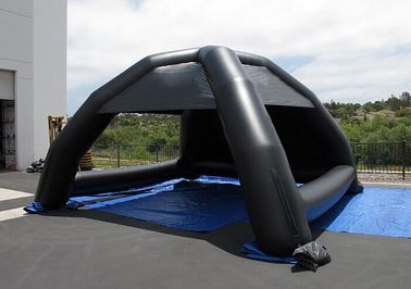 Quảng cáo đen Inflatable Tent Logo In Inflatable Dome Tent Đối với sự kiện