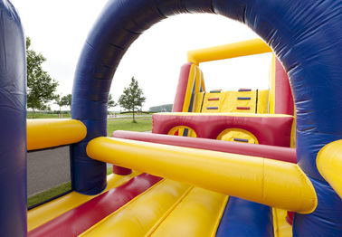 Fun Khóa học trở ngại nổi tiếng Inflatable Lâu đài Bouncy Sôi động