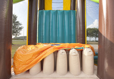 Mega Run Kids Inflatable trở ngại tất nhiên trò chơi với leo tường