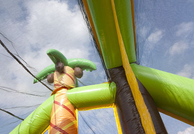 Mega Run Kids Inflatable trở ngại tất nhiên trò chơi với leo tường