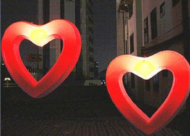 Hôn nhân đề xuất Inflatable LED chiếu sáng Oxford vải Loving Heart