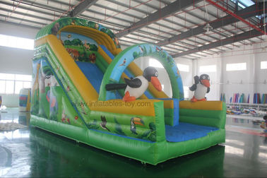 Chủ đề động vật Trượt Inflatable thương mại cho sân sau, trượt Inflatable cho trẻ em