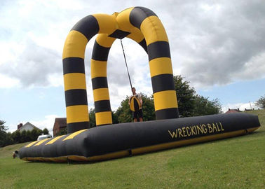 40x20Ft Inflatable Đảng Games Wrecking Ball, Tùy chỉnh cực Demolition bóng người