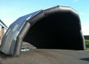 Tùy chỉnh khổng lồ sân khấu inflatable bìa đen lớn inflatable lều sự kiện