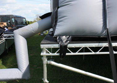 Tùy chỉnh khổng lồ sân khấu inflatable bìa đen lớn inflatable lều sự kiện