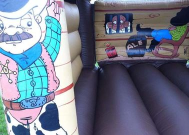 Tuyệt vời Tây hoang dã Inflatable Bouncer Tuỳ Jump Đối với trẻ em bên