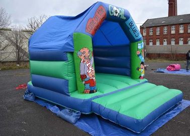 12x15 bóng đá trẻ em inflatable bouncer lâu đài được sử dụng trong bên gia đình