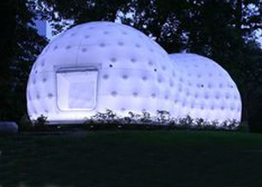 Siêu nhẹ Dome Inflatable Tent, Inflatable Tea House Tent Với ​​ánh sáng Led