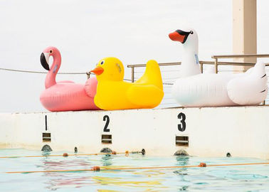 Đồ chơi nước Inflatable khổng lồ Float Swan Inflatable Flamingo cho hồ bơi