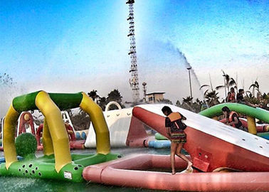 Công viên nước gia đình cho vui, Summer Waves Công viên nước Inflatable cho trẻ em / người lớn