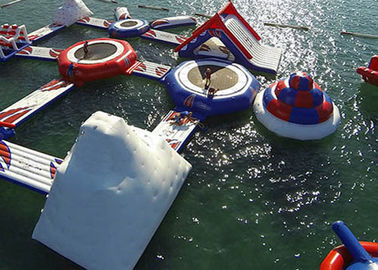 Phổ biến nổi inflatable đảo, thủy sản inflatable công viên nước thiết bị cho người lớn
