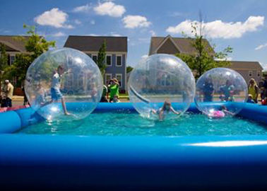 Hồ bơi ngoài trời cho trẻ em, 0.9mm PVC đi bóng cho bể bơi bơm hơi