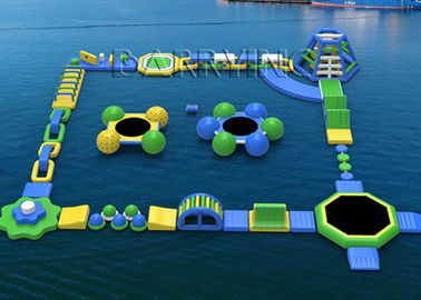 Bạt không thấm nước Inflatable nổi công viên nước thiết bị cho thuê / lễ hội hoạt động