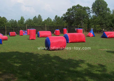 Kích thước tùy chỉnh Inflatable Trò chơi thể thao Red Color Airball Dòng Sơn bóng cho trẻ em