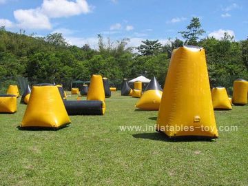 Trò chơi thể thao ngoài trời Bunker inflatable Paintball Sup Air Field For Fun