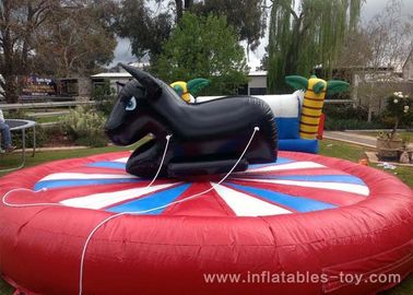 Công Viên giải trí Inflatable Trò Chơi Thể Thao Cơ Khí Khổng Lồ Rodeo Bull Với Nệm Bơm Hơi