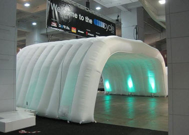 PVC lều loại lều bơm hơi ngoài trời không khí mái / tổ chức sự kiện lều với ánh sáng dẫn