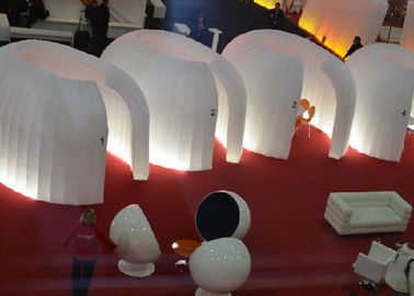 Trắng Mini Inflatable Ooffice Phòng Lều, Trong Nhà Sử Dụng Inflatable Exihition Lều