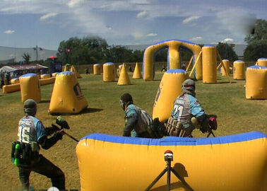 0.9mm Tam giác Inflatable Bunkers Paintball, Trò chơi ngoài trời Bunker Field để chơi
