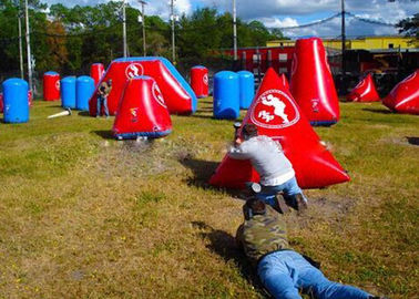 Inflatable PVC Bunkers Paintball Đối với người lớn và trẻ em, Paintball Tank Paintball Fields