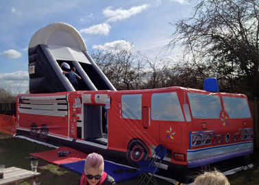 Xe Trượt Inflatable Thương Mại, Red khổng lồ trượt nước inflatable cho người lớn