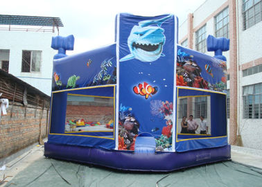 Trong nhà hoặc ngoài trời thương mại cấp bouncy lâu đài / 0.55mm PVC inflatable bouncer