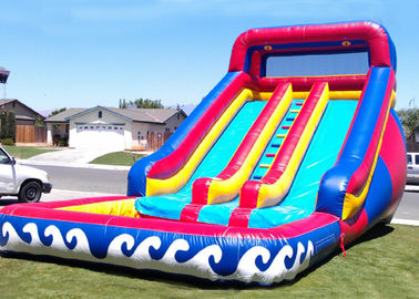 Buồn cười người lớn Kích thước Giant Inflatable Trượt nước Với hồ bơi