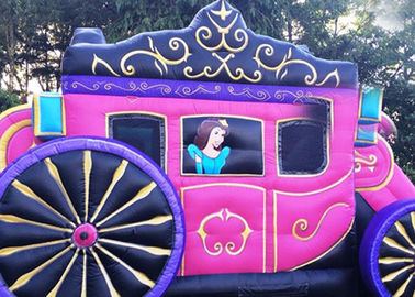 12 &amp;#39;x 18&amp;#39; hoặc kích thước tùy chỉnh trẻ em màu hồng công chúa inflatable vận chuyển lâu đài với in ấn
