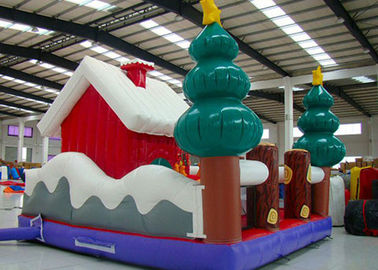 Giáng sinh vui vẻ mới inflatable santa claus bouncer nhà cho trẻ em sân chơi