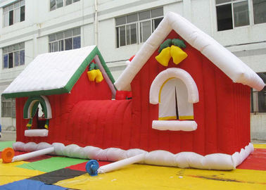Merry Christmas tùy chỉnh Lâu đài Bouncy Santa Claus để trang trí Giáng sinh